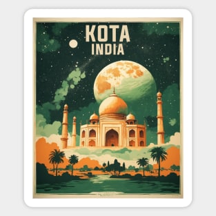 Kota India Starry Night Vintage Tourism Travel Magnet